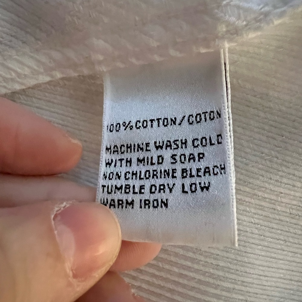 Talbots wrinkle resistant white shirt, 14. - Picture 8 of 9